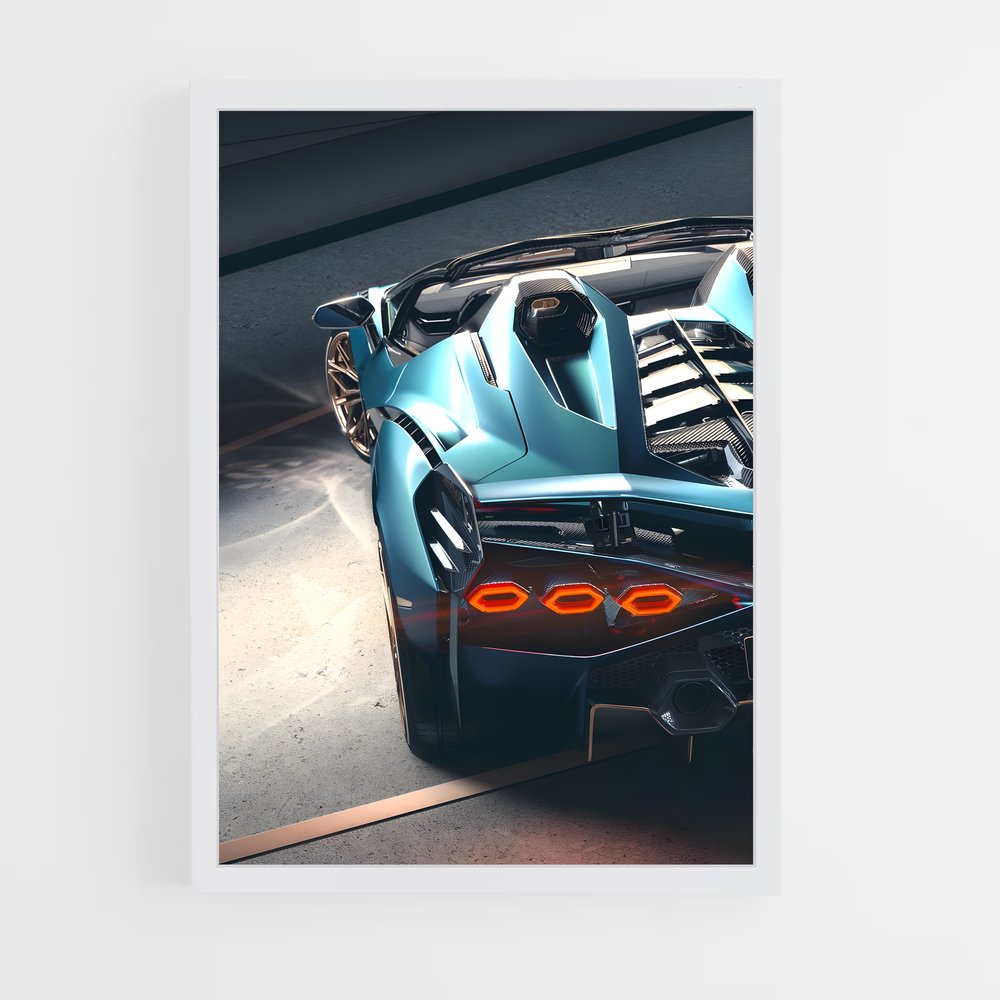 Poster Sian roadster rime – affiche Lamborghini (vue 3)